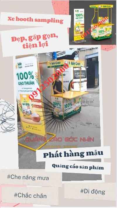 xe booth sampling đẹp